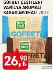 TARIM KREDİ GOFRET ÇEŞİTLERİ 200 G fiyat ve kampanya bilgisi